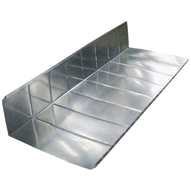 Beaded L Panel Square Duct 48" Length