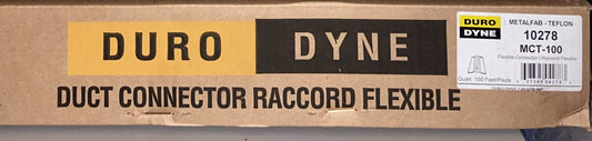Teflon Flexible Duct Connector, Commercial - 100'