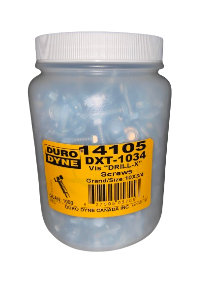 DXT - 10x3/4" Screws (1,000/Tub)