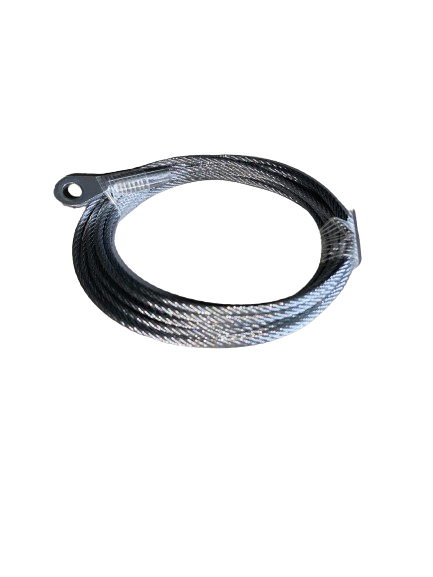 3/32" Wire Rope Eyelet Assembly, 10'